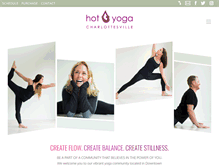 Tablet Screenshot of hotyogacville.com